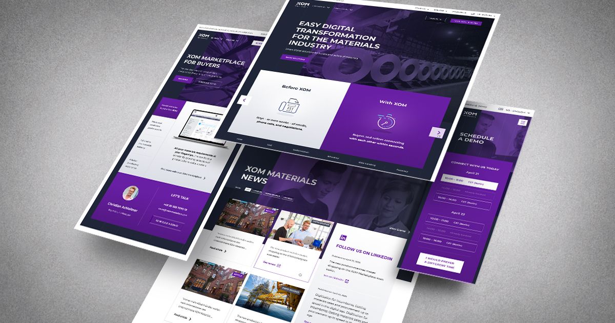 How We Built a New Website for Our Client XOM Materials in 4 Weeks